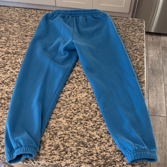 Blue Fleece Jogger Pants - Picture 6 of 6